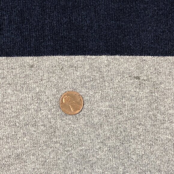 Villanova Lacrosse Barbarian Hooded Striped Rugby Long Sleeve #17 Mens Large - Picture 9 of 13